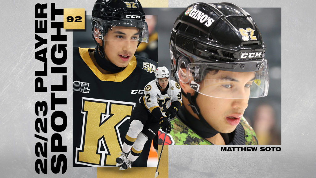 202223 Player Spotlight Matthew Soto Kingston Frontenacs