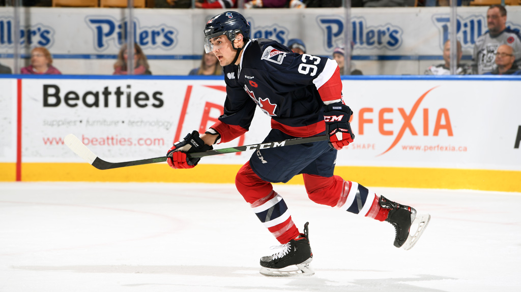 Yantsis skating for the Rangers