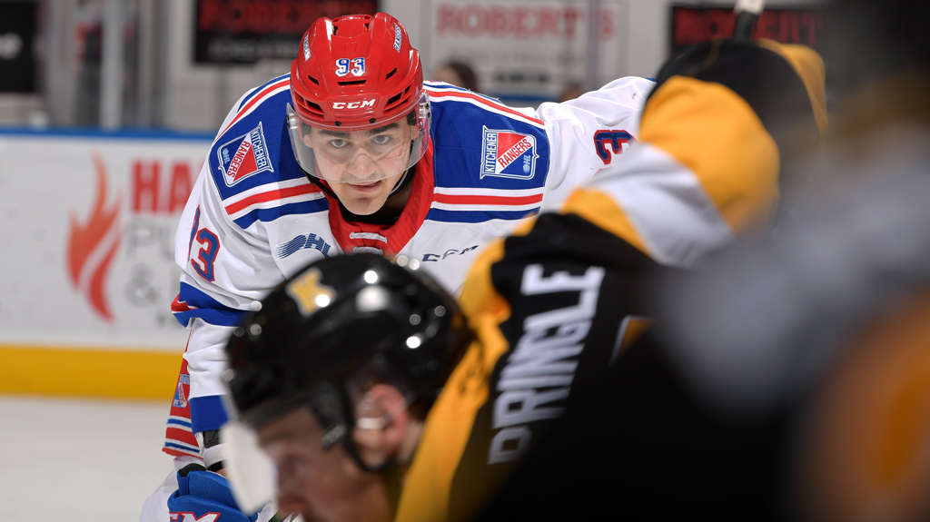 Yantsis looking ready for the Kitchener Rangers