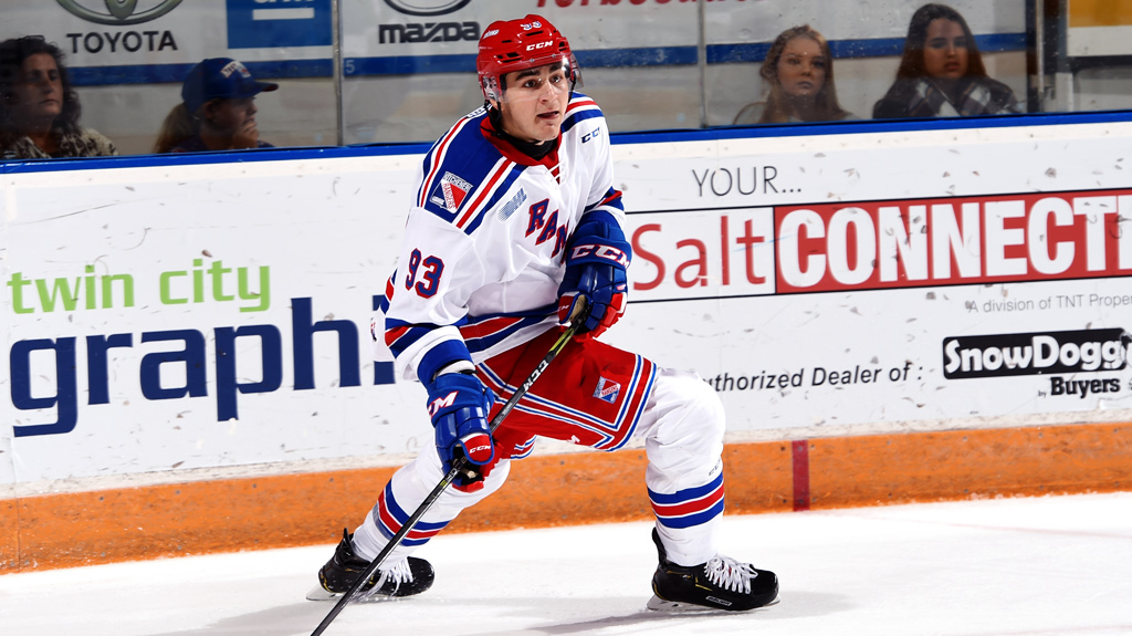 Yantsis skating for the Rangers