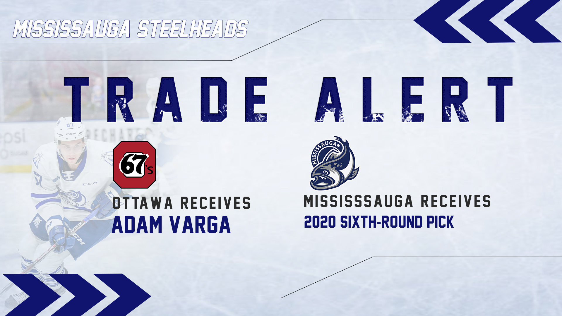 Vibrant Steelheads Trade Chiarot To Rangers For Draft Picks Design Digital Art Vibrant Steelheads Trade Chiarot To Rangers For Draft Picks Design Digital Art