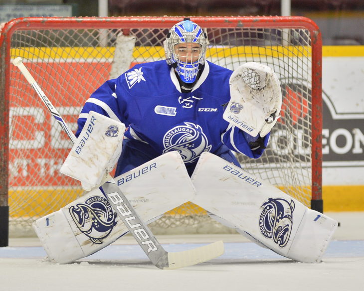 Jacob Ingham of the Mississauga Steelheads. Photo by Terry Wilson / OHL Images.
