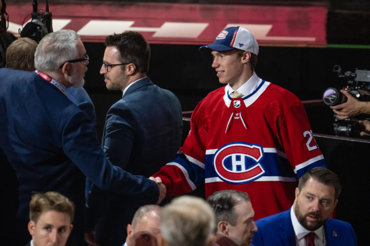 Montreal, QC - JULY 07: 2022 NHL Draft at the Bell Centre on July 7, 2022 in Montreal Canada.(Photo by Vincent Ethier/CHL)