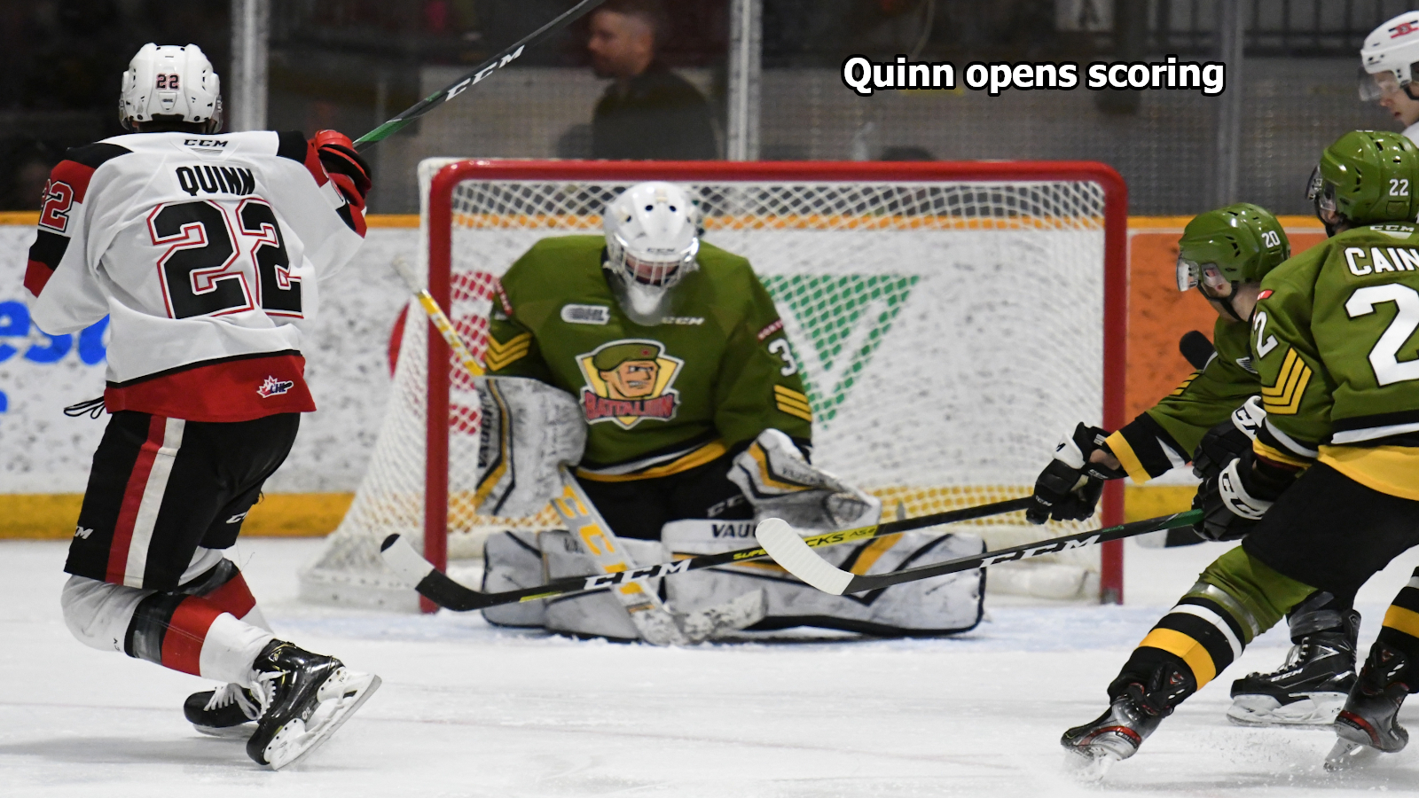 Quinn opens scoring