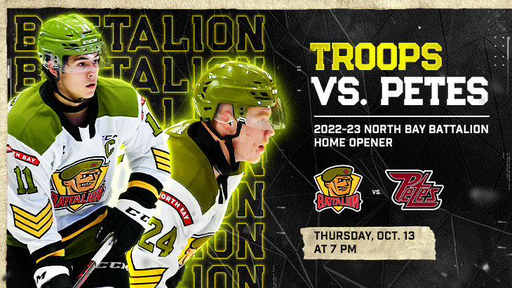 Home Opener Goes Oct. 13 – North Bay Battalion