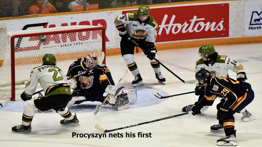 Troops down Colts in OT North Bay Battalion