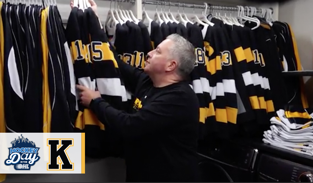 OHLDay Behind the scenes with Equipment Manager Chris Cook Kingston