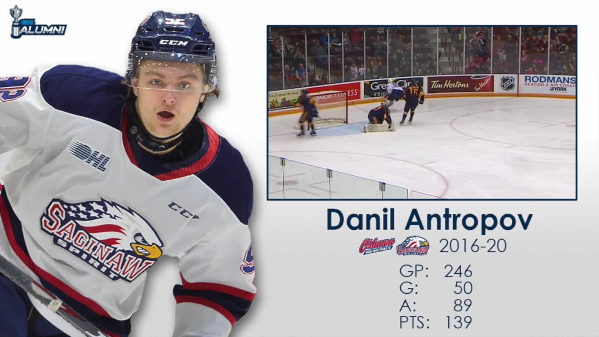 #OHLAlumni Class of 2021: Danil Antropov - Ontario Hockey League