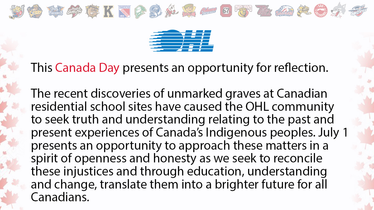 An opportunity for reflection on Canada Day Guelph Storm