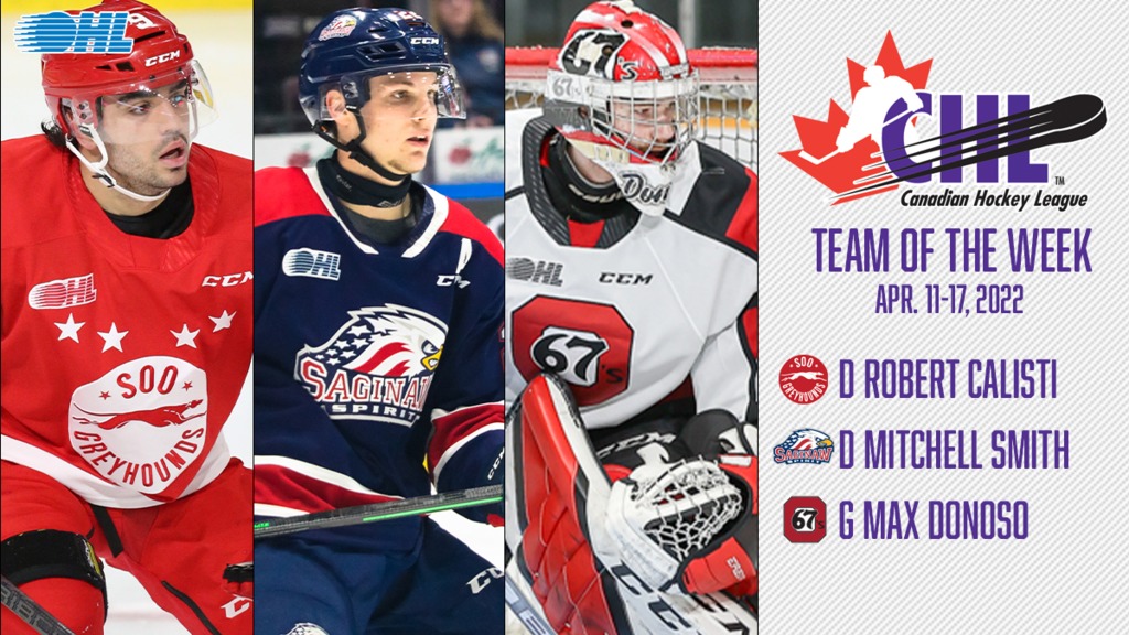 Three Ohl Players Named To Chl Team Of The Week For Apr 11 17 Ontario Hockey League Three Ohl Players Named To Chl Team Of, Canada Whl Ice Hockey League Table 2021