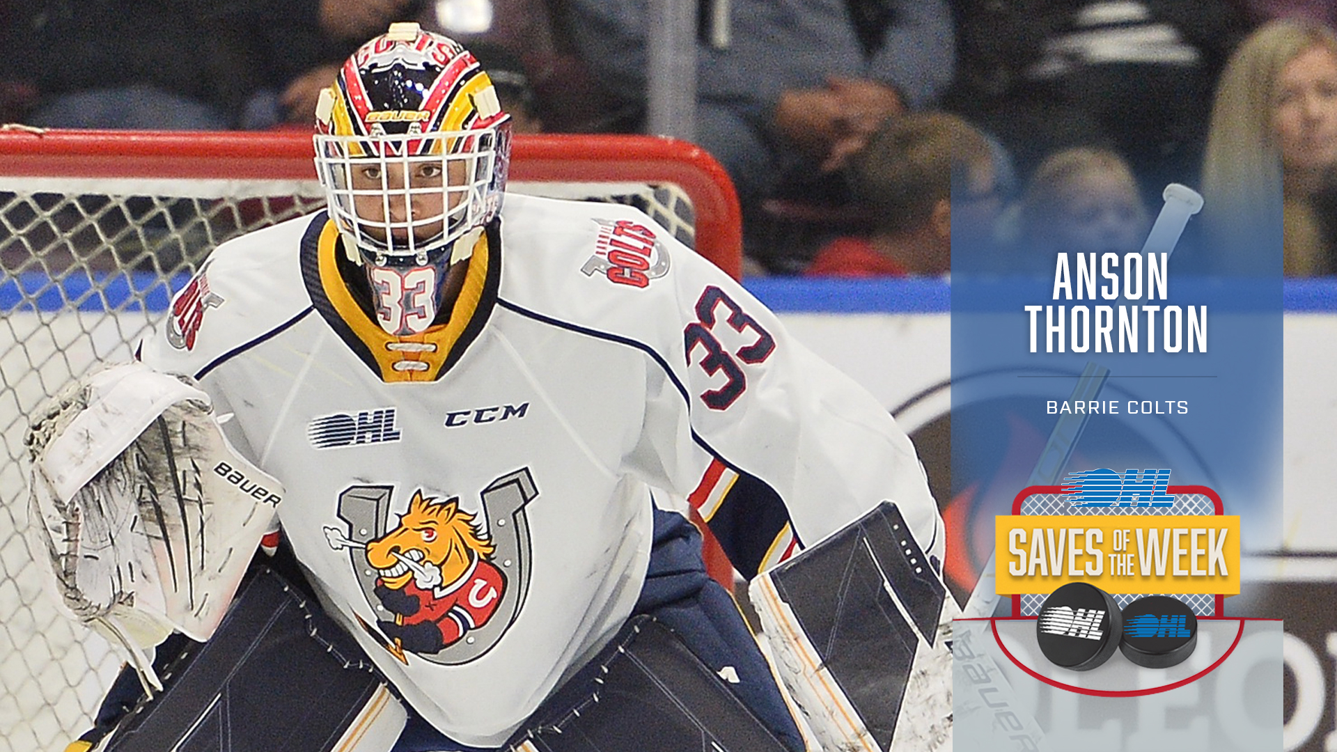 OHL Saves of the Week Nov. 1, 2022 Ontario Hockey League
