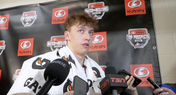 CHLKTP PostGame Carson Rehkopf Ontario Hockey League