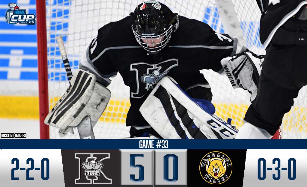 Lefebvre stands tall as Kings blank Wolves 50 OHL Cup