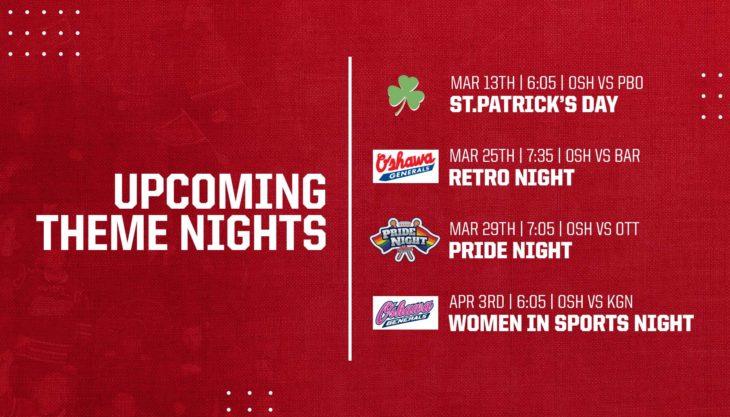 Generals announce remaining promotional schedule โ Oshawa Generals Generals announce remaining promotional schedule โ Oshawa Generals