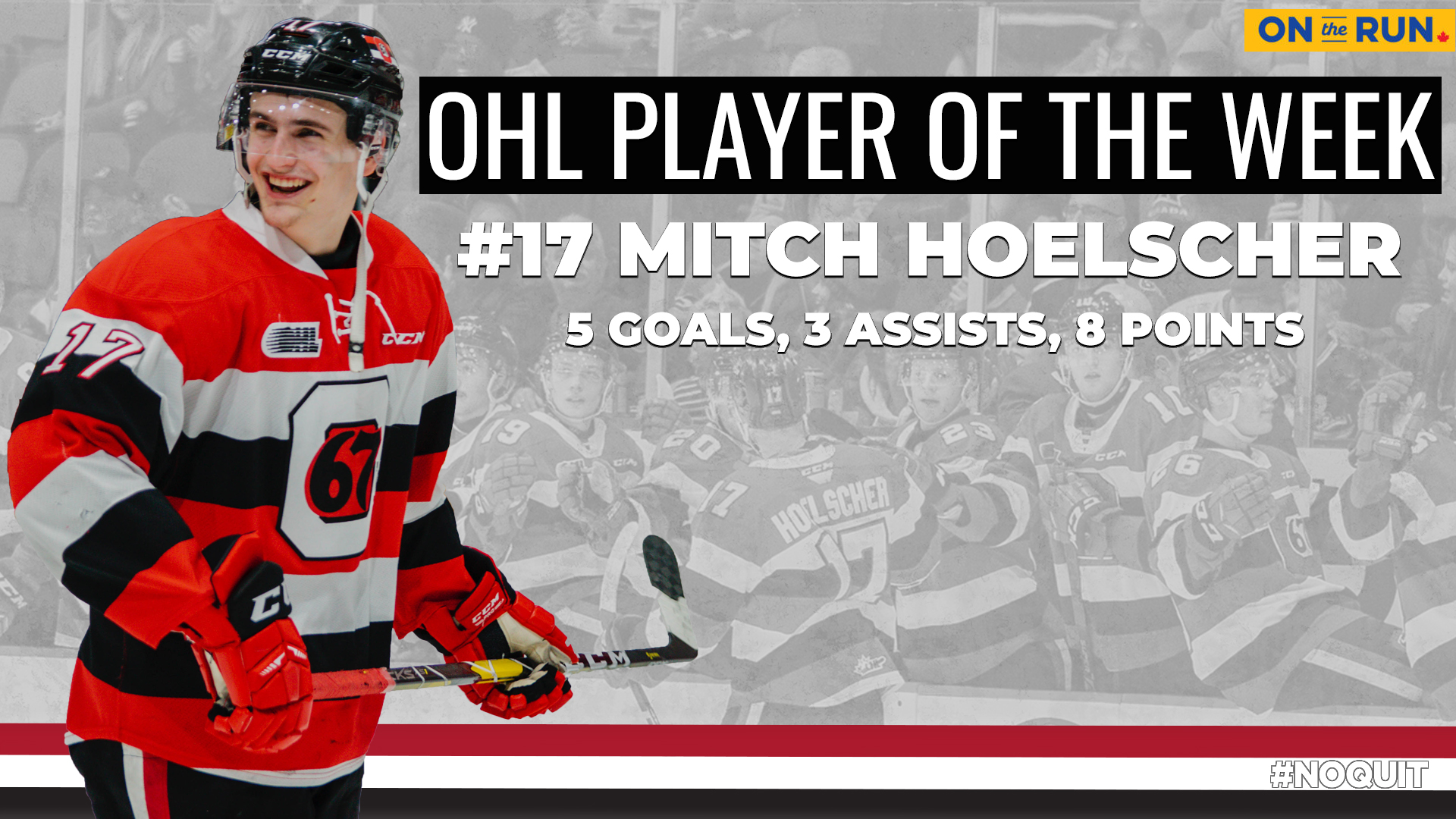 OHL Player of the Year Banner