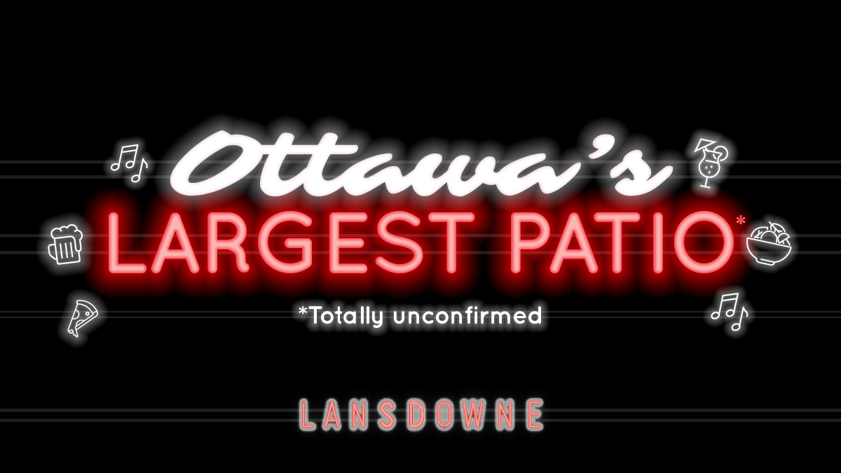 Ottawa's largest patio
