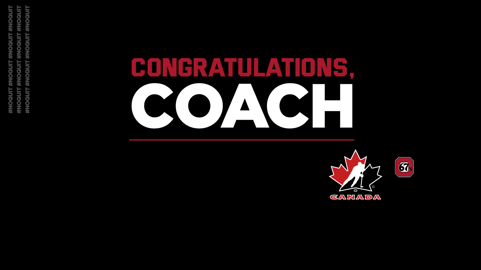 congratulations coach