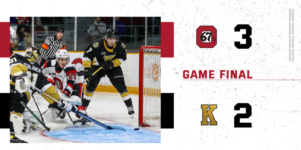 67 S Down Kingston In Home Opener Ottawa 67s 67 S Down Kingston In Home Opener Ottawa 67s