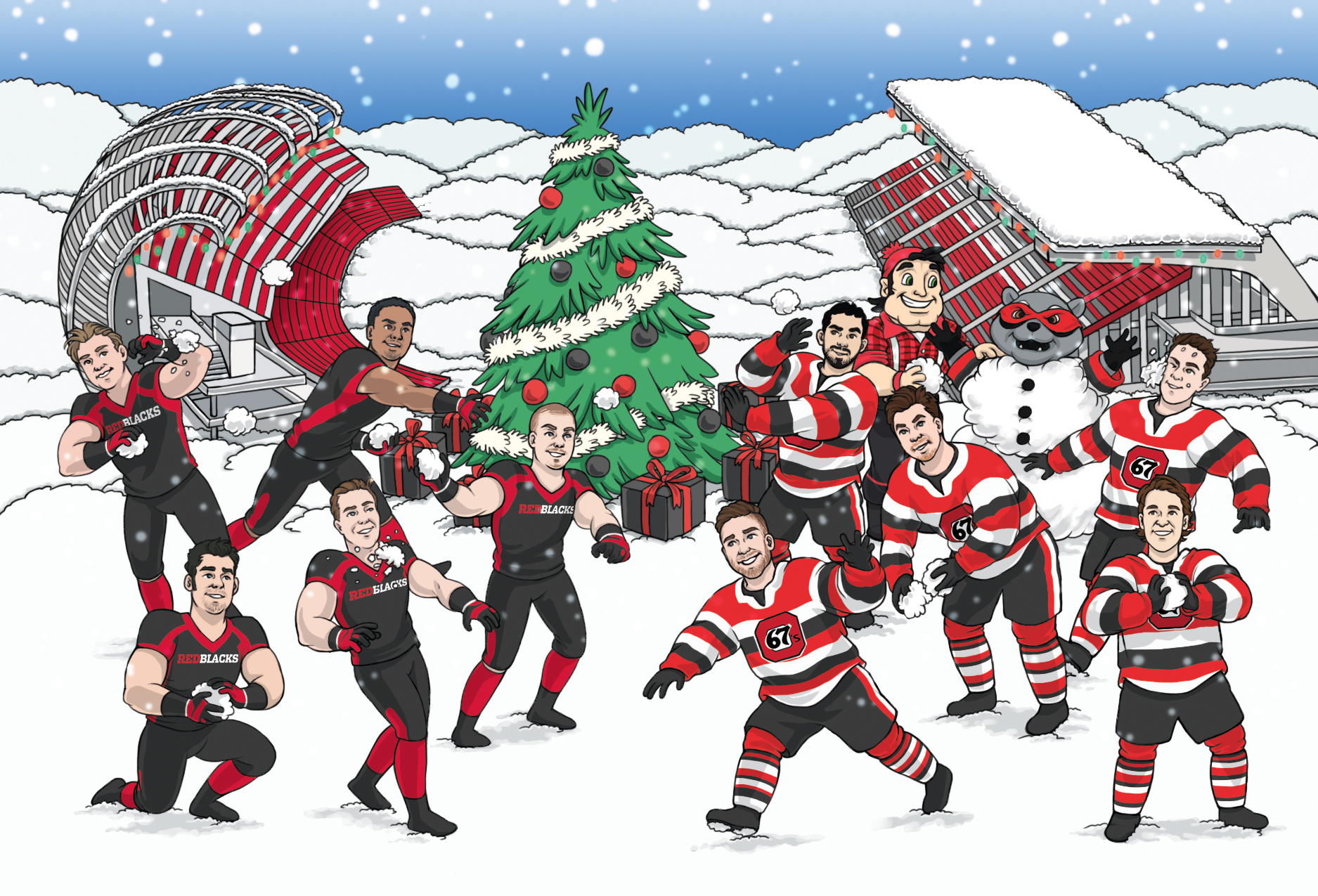 Merry Christmas from 67s Team banner