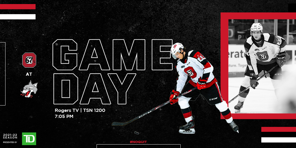 67's vs Sudbury graphic for January 28