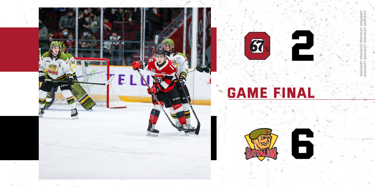Ottawa 67's, Game Final Graphic, 6-2