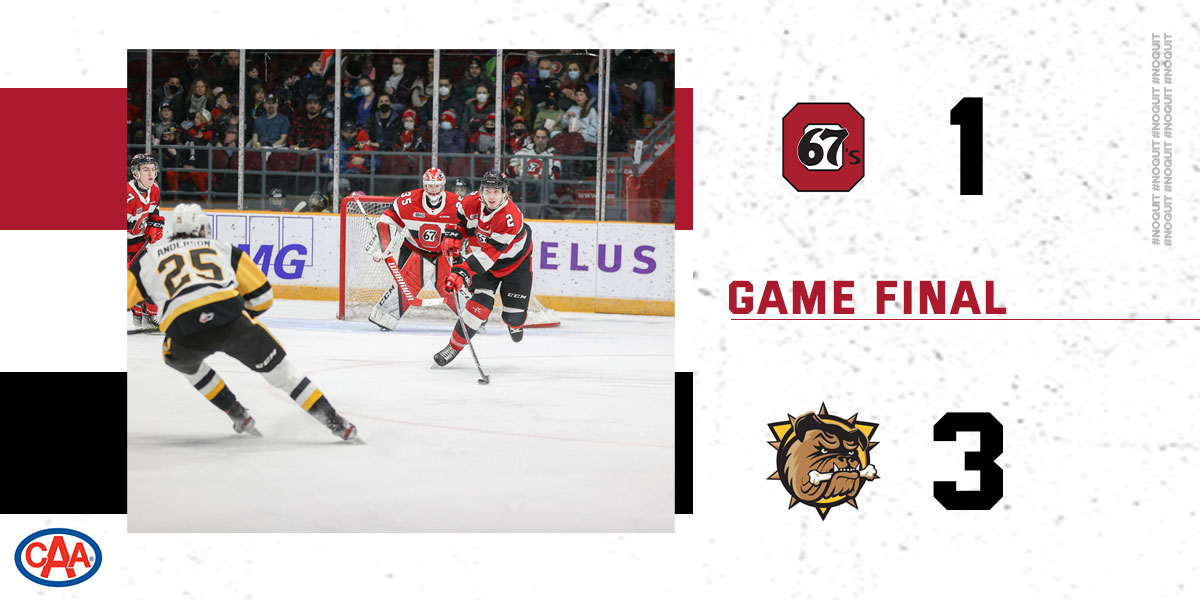 67's Game Final Graphic