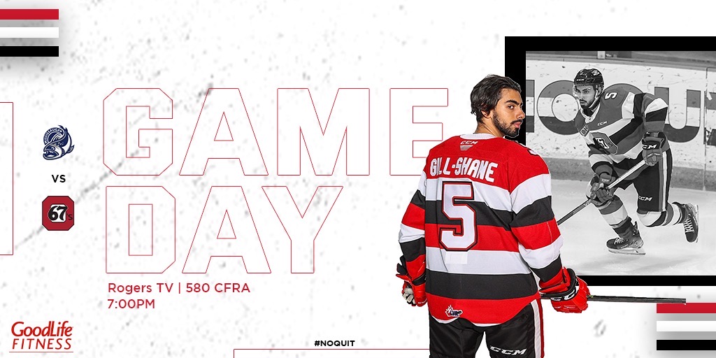67's game day graphic