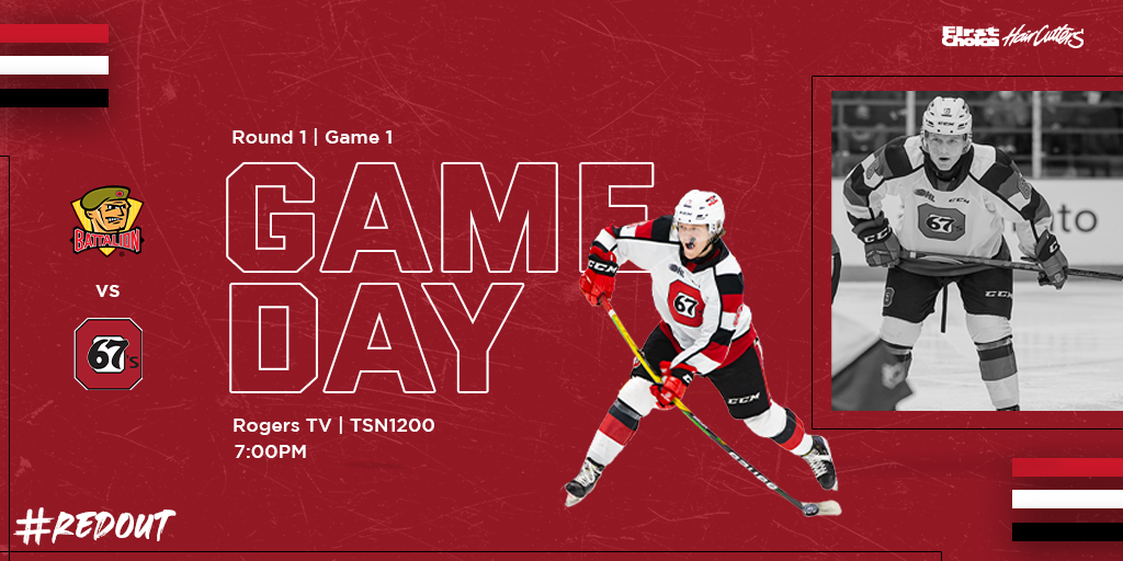 Ottawa 67's Game Day Graphic