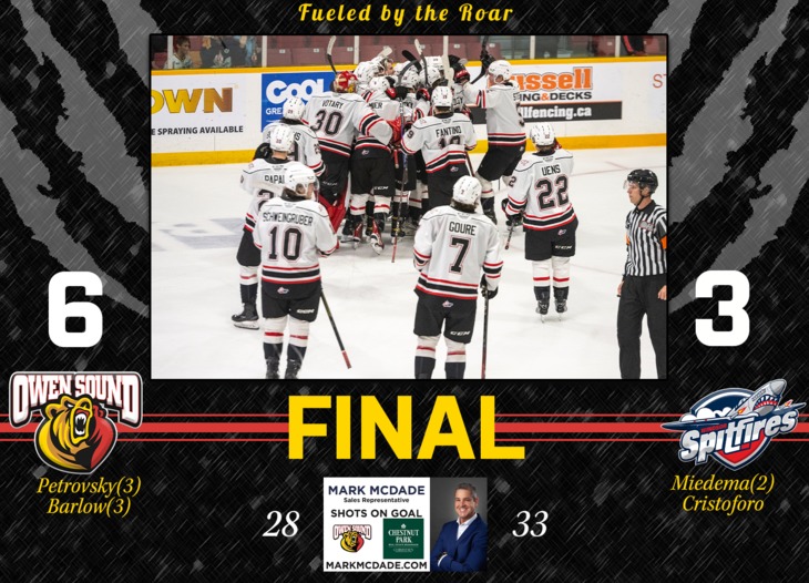 Attack Double Up Spitfires in a Western Conference Showdown