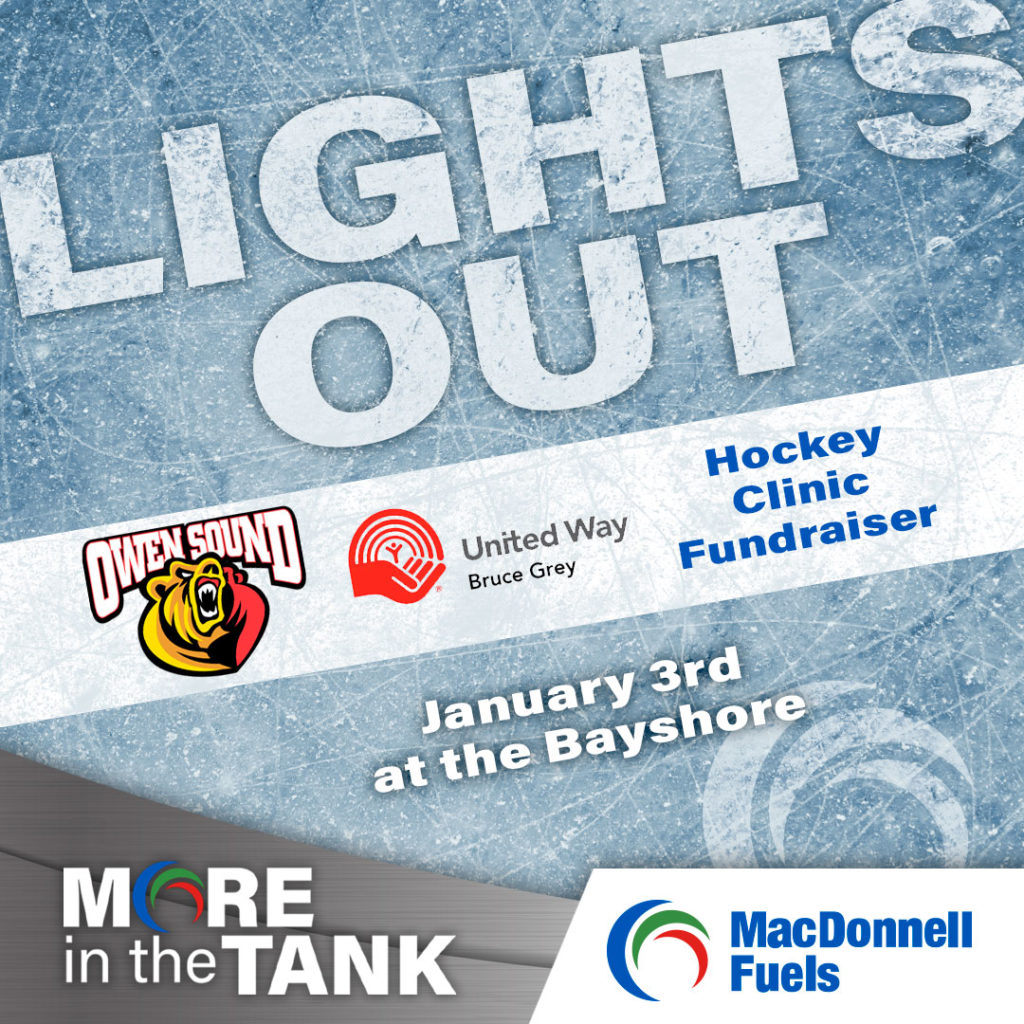 Attack Announce ‘Lights Out Hockey Clinic’ With United Way Owen Sound Attack