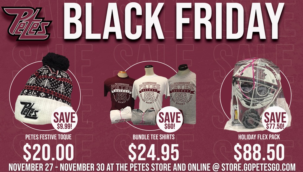 Petes Store to feature HUGE Black Friday and Cyber Monday Deals – Peterborough Petes