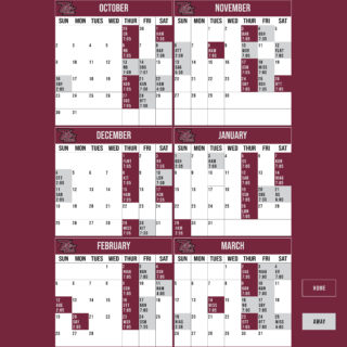 2022-23 Petes Schedule Downloadable Image