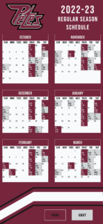 2022-23 Peterborough Petes Schedule Downloadable Wallpaper