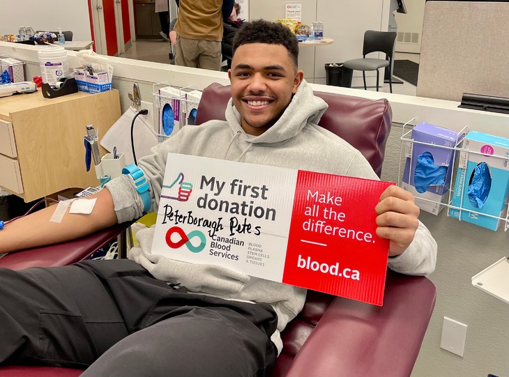 Hockey Gives Blood Player Spotlight Donovan McCoy BVM Sports