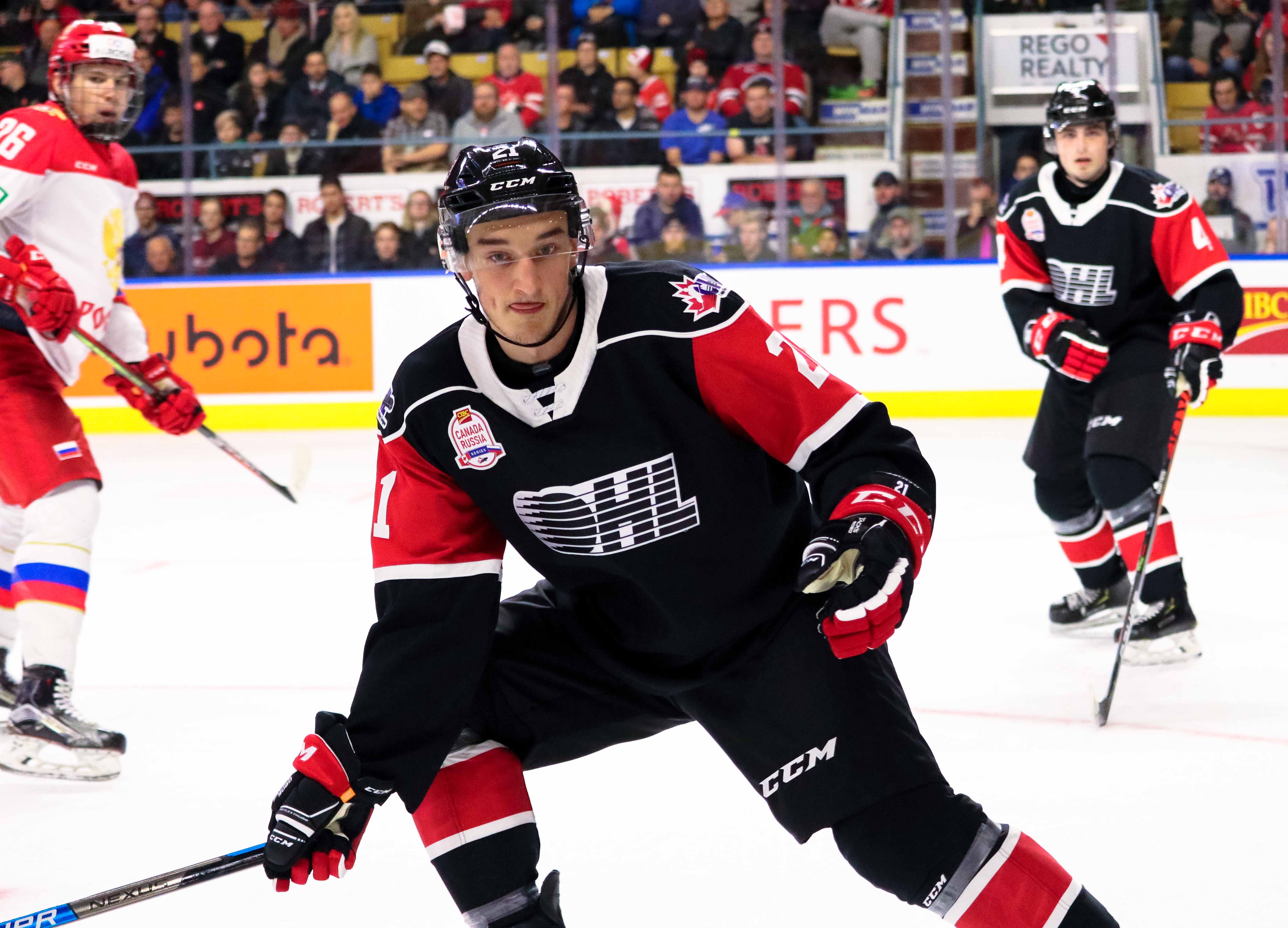 Douglas Rourke Canadian PHOTOS; O'Rourke @ CIBC Canada-Russia Series - Soo Greyhounds