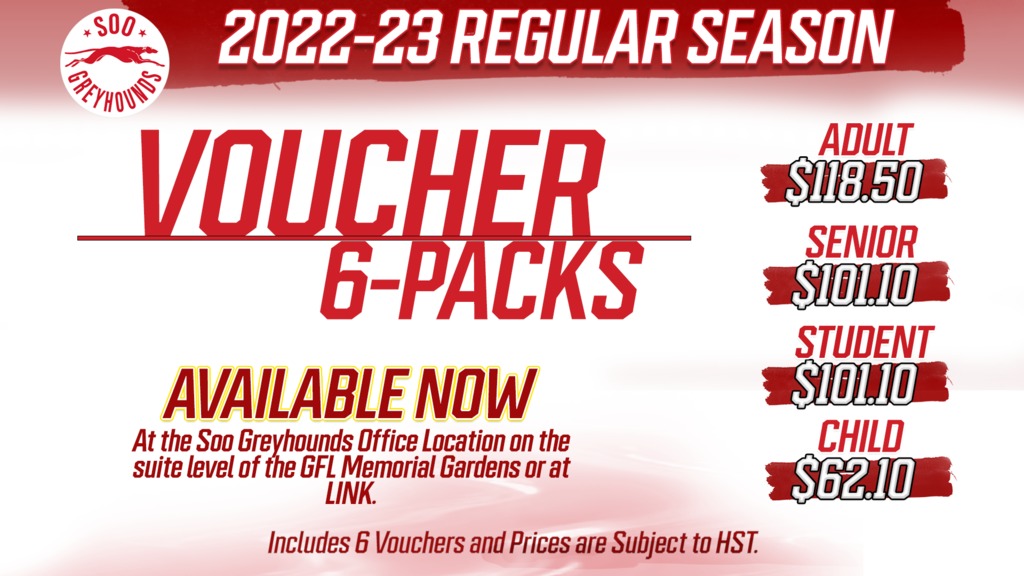 Voucher Packs Soo Greyhounds