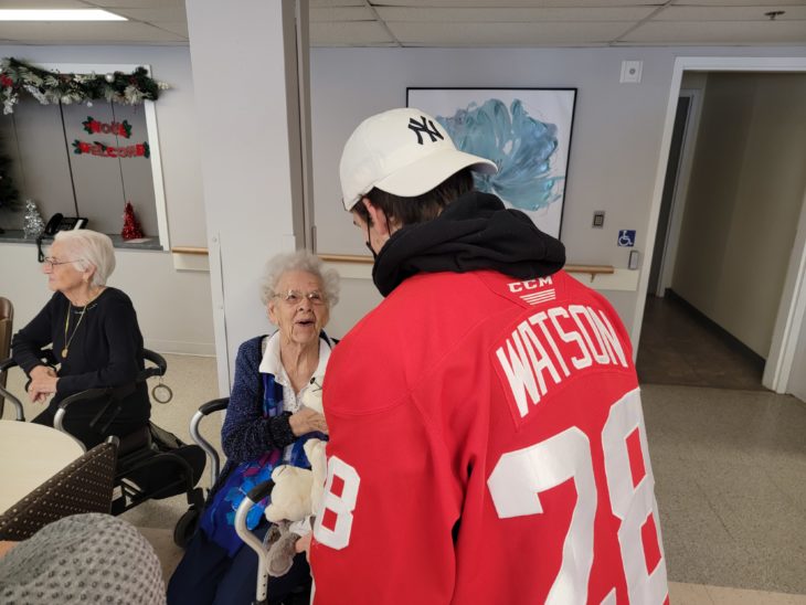 PHOTOS (20); Visit to the Great Northern Retirement Home Soo Greyhounds