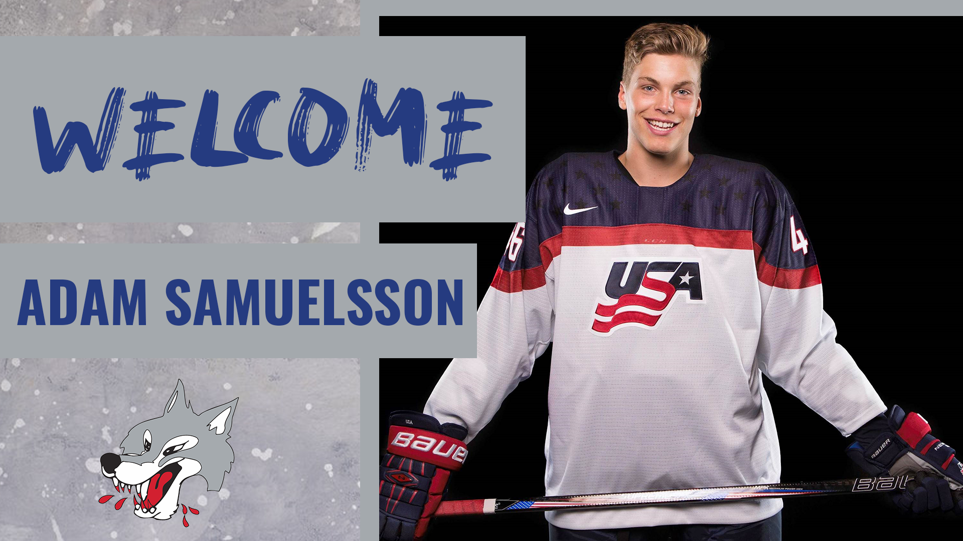 Samuelsson Commits To Wolves - Sudbury Wolves